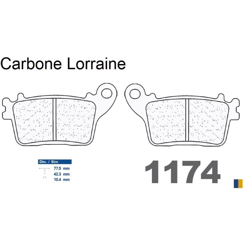 Carbone Lorraine Bremsbeläge - 1174 RX3 Carbone Lorraine Bremsbeläge - 1174 RX3