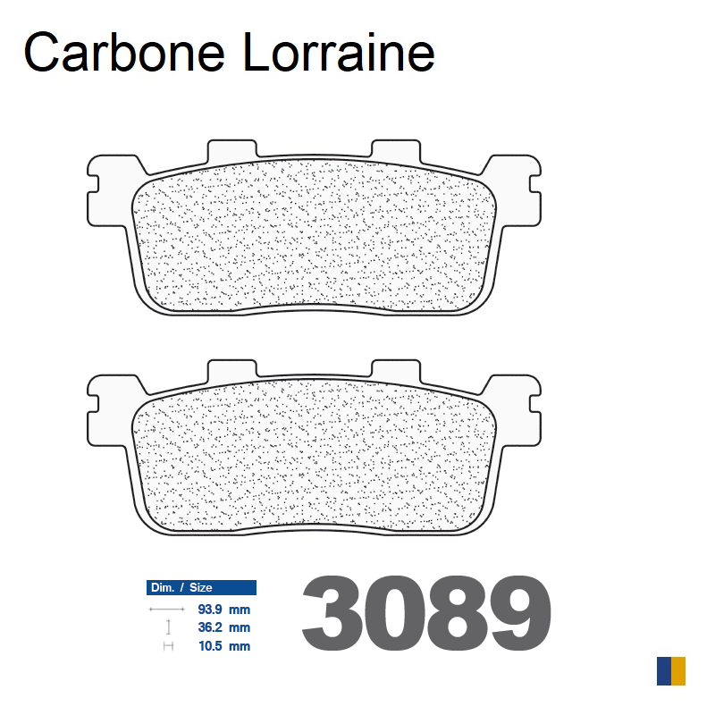 Carbone Lorraine bromsbelägg - 3089 MSC Carbone Lorraine bromsbelägg - 3089 MSC