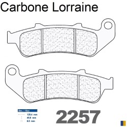Pastillas de freno Carbone Lorraine - 2257 RX3