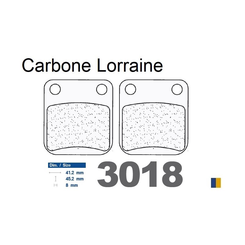 Carbone Lorraine bromsbelägg 3018 SC Carbone Lorraine bromsbelägg 3018 SC