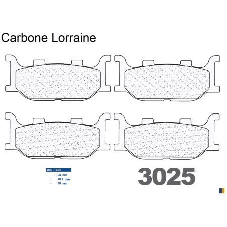 Carbone Lorraine remblokken vooraan - Yamaha XP 500 T-Max (S/T/V) 2004-2007