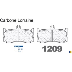 Pastiglie freno anteriore Carbone Lorraine racing tipo 1209 C60