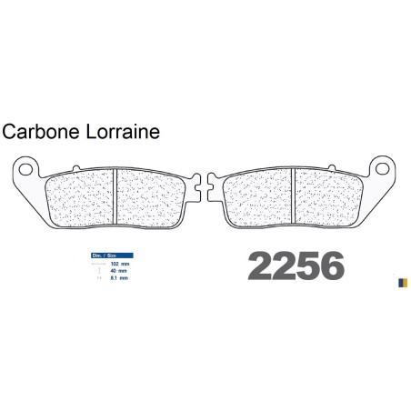 Carbone Lorraine Bremsbeläge vorne - 2256 XBK5