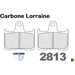 Plaquettes Carbone Lorraine de frein arrière pour MZ 1000 S 2003-2010