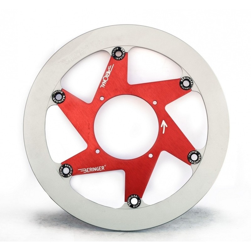 BERINGER Aeronal ronde zwevende remschijf - rood - ref K16LGRI