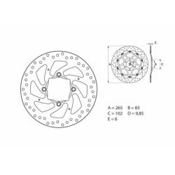 BREMBO Serie Oro stała...