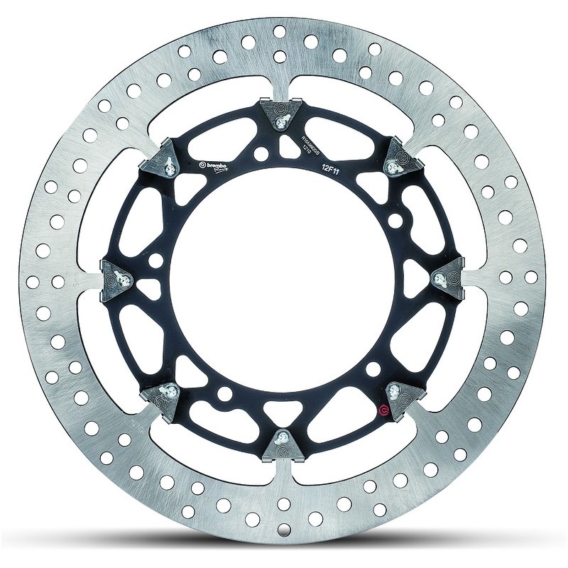 2 disques de frein BREMBO UPGRADE T-Drive rond flottant - ref 208A98510