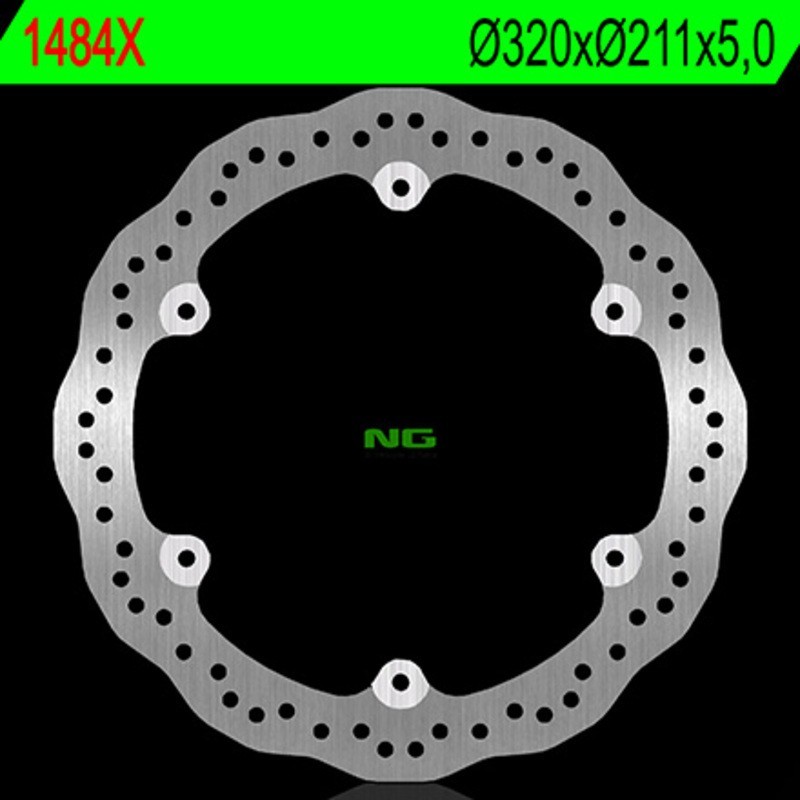NG BRAKES disco freno ondulato fisso - ref 1484X