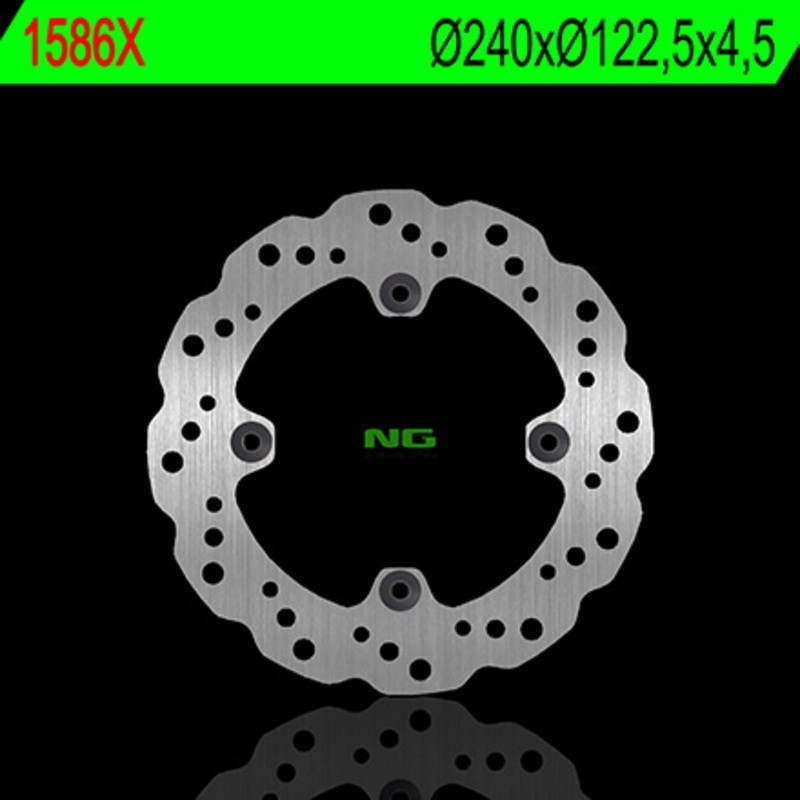 NG BRAKES disco freno ondulato fisso - ref 1586X