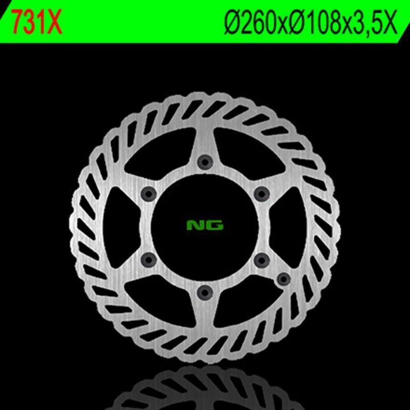 NG BRAKES disco freno ondulato fisso - ref 731X