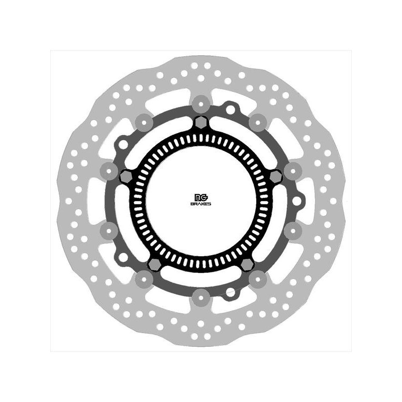 Frenos de disco ondulado flotante NG BRAKES - ref DIS2166X