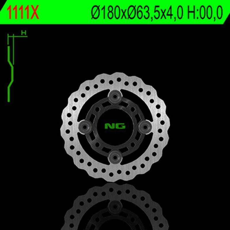 Disco freno flottante ondulato NG BRAKES - ref 1111X
