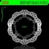 Disco freno flottante ondulato NG BRAKES - ref 1233X