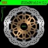 Disco freno flottante ondulato NG BRAKES - ref 166X