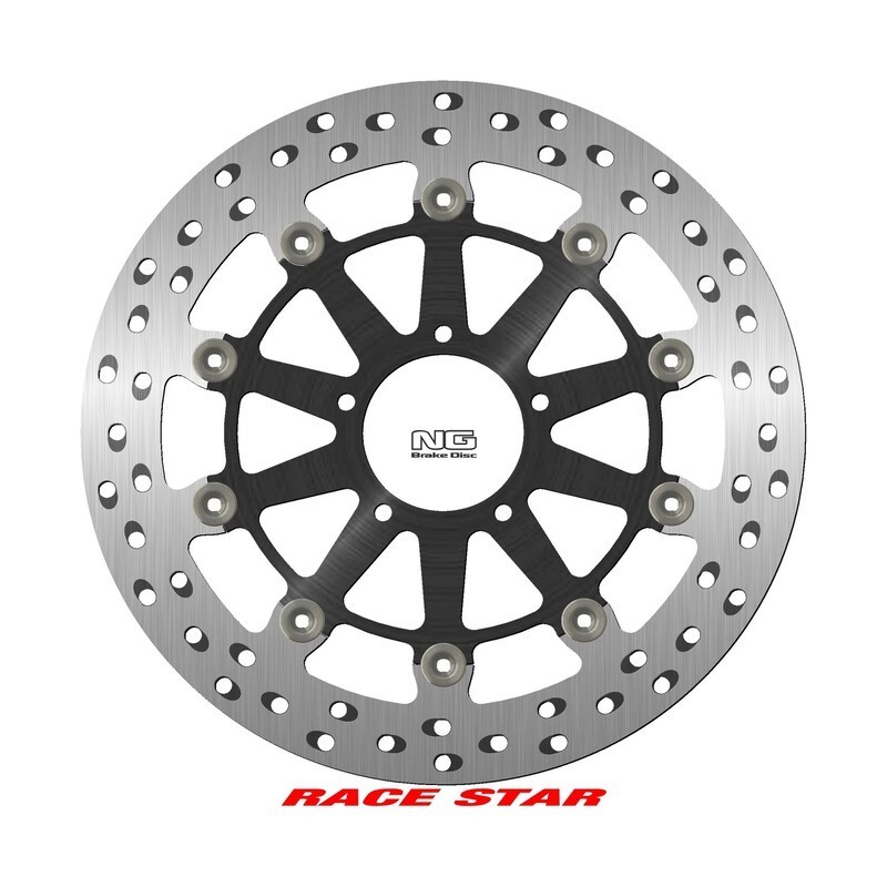NG BRAKES Race Star ronde zwevende remschijf - ref 1845ZG