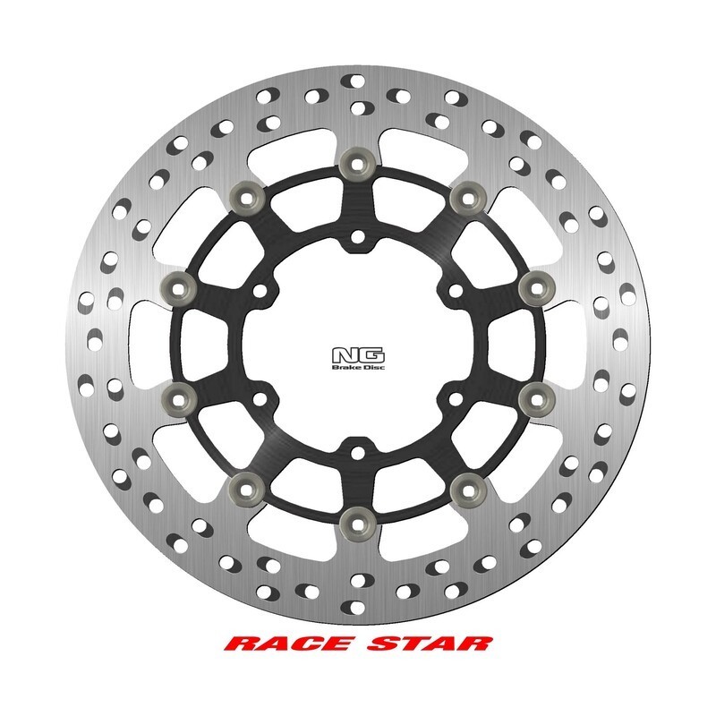 NG BRAKES Race Star ronde zwevende remschijf - ref 1214ZG