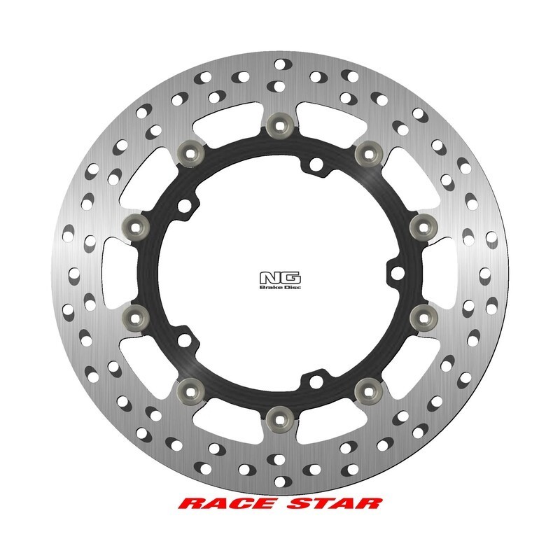 NG BRAKES Race Star ronde zwevende remschijf - ref 1708ZG