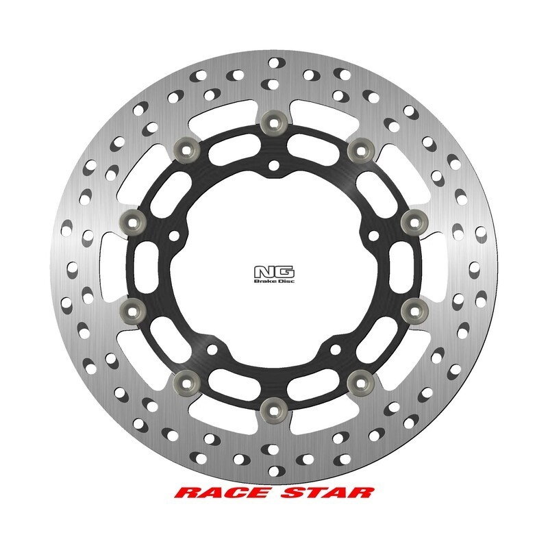NG BRAKES Race Star ronde zwevende remschijf - ref 1058ZG