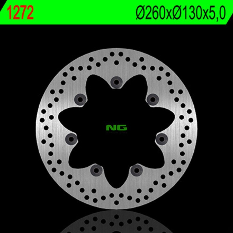 NG BRAKES rund fast bromsskiva - ref 1272