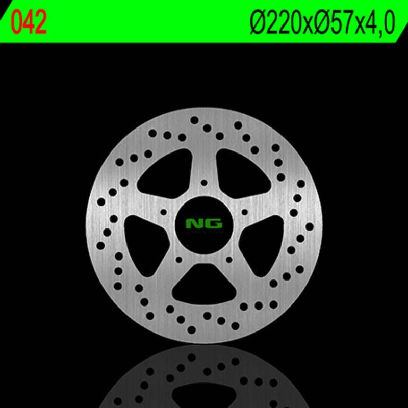 NG BRAKES rund fast bromsskiva - ref 042