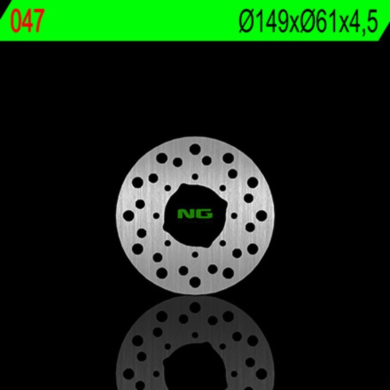 NG BRAKES rund fast bromsskiva - ref 047