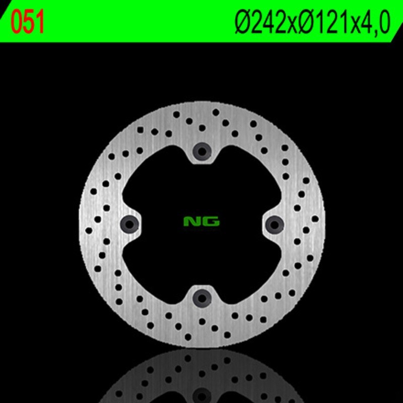 NG BRAKES rund fast bromsskiva - ref 051
