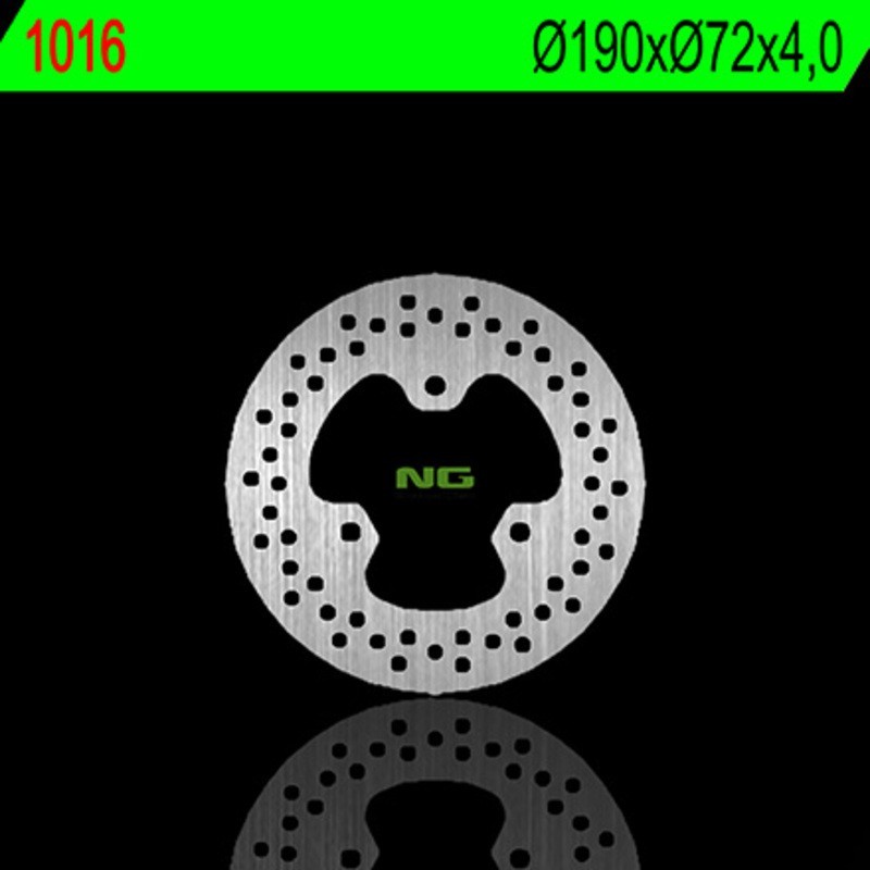 NG BRAKES ronde vaste remschijf - ref 1016