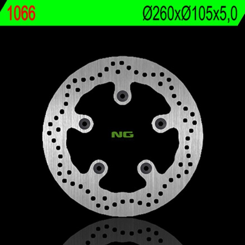 NG BRAKES rund fast bromsskiva - ref 1066