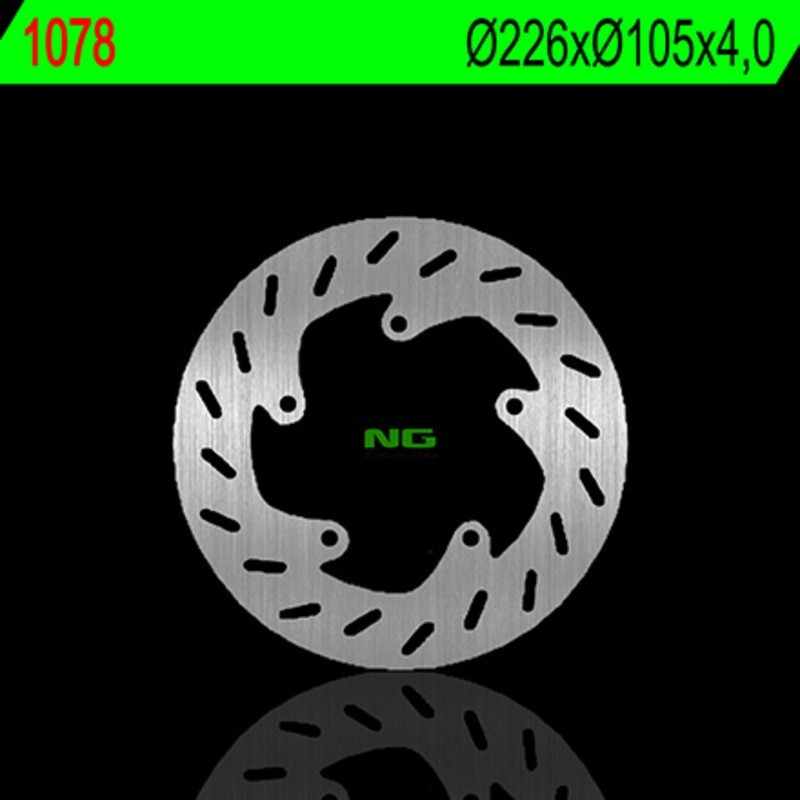 NG BRAKES rund fast bromsskiva - ref 1078
