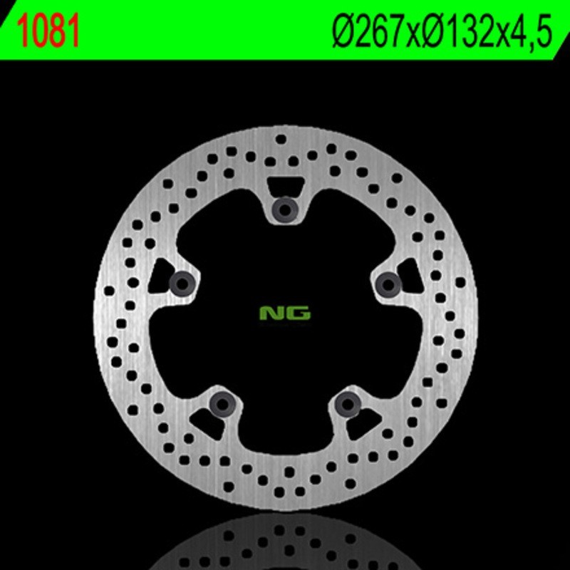 NG BRAKES ronde vaste remschijf - ref 1081