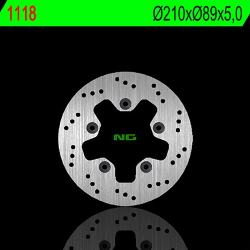 NG BRAKES ronde vaste remschijf - ref 1118
