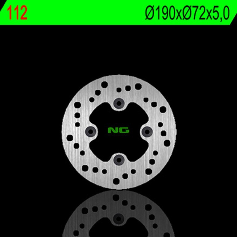 NG BRAKES rund fast bromsskiva - ref 112