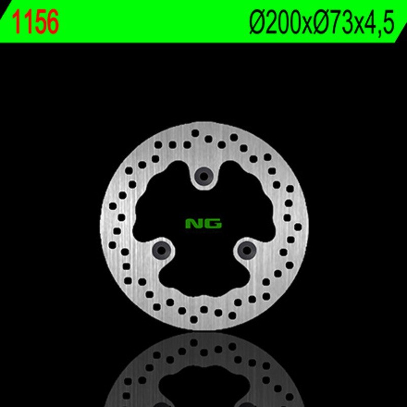 NG BRAKES ronde vaste remschijf - ref 1156