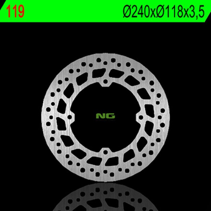 NG BRAKES ronde vaste remschijf - ref 119