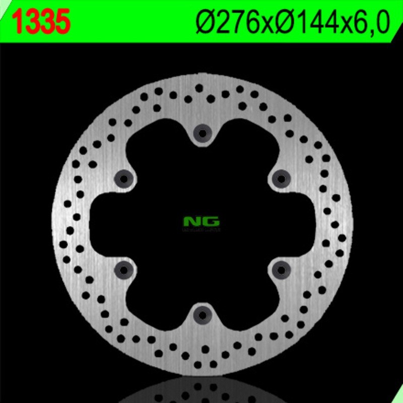 NG BRAKES rund fast bromsskiva - ref 1335