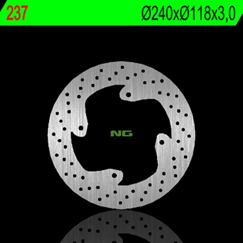NG BRAKES rund fast bromsskiva - ref 237