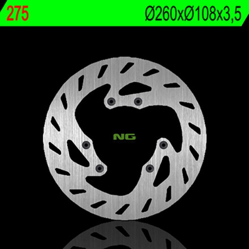 Disque de frein NG BRAKES rond fixe - ref 275