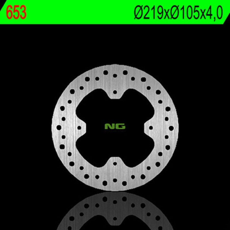 NG BRAKES round fixed brake disc - ref 653