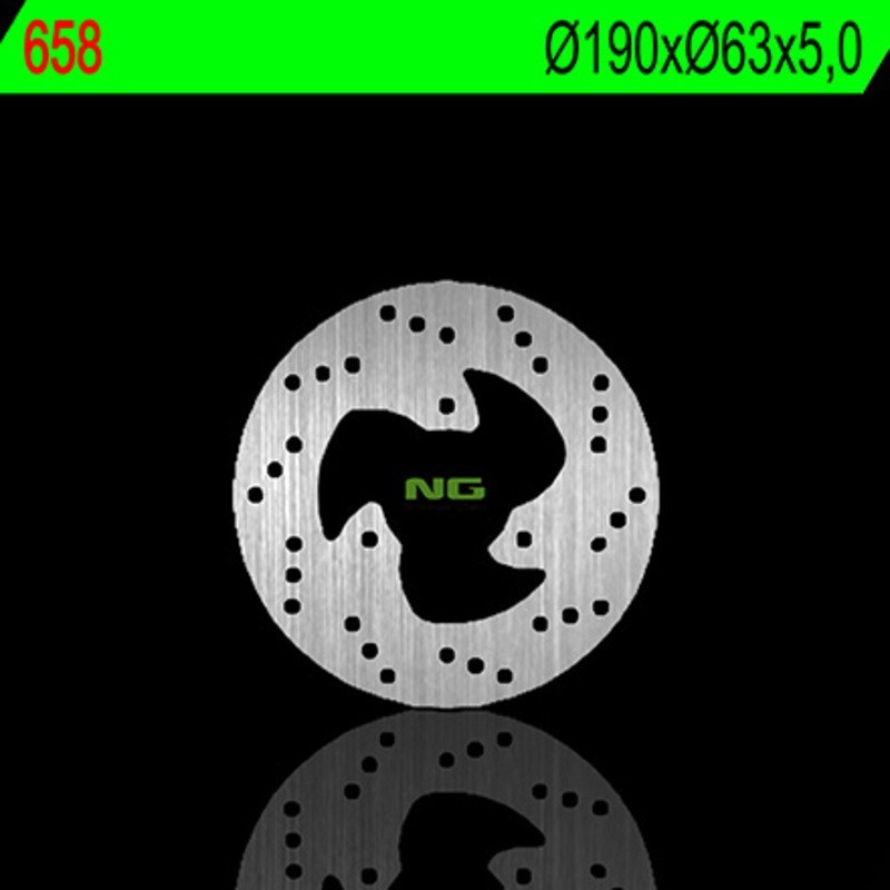 NG BRAKES round fixed brake disc - ref 658