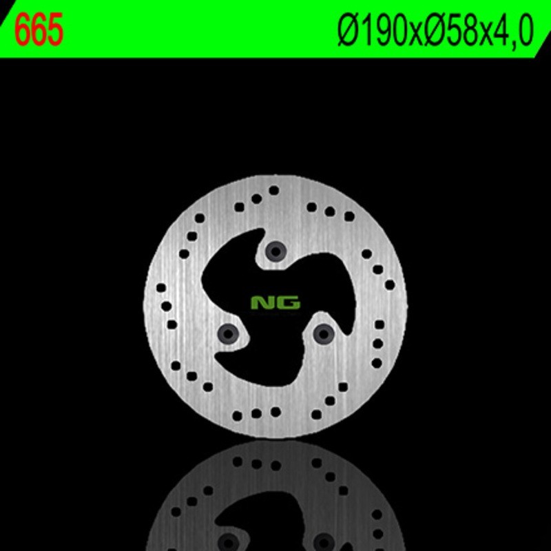 NG BRAKES round fixed brake disc - ref 665