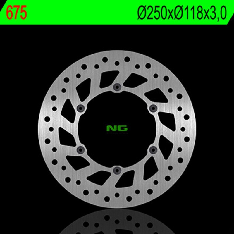 NG BRAKES round fixed brake disc - ref 675