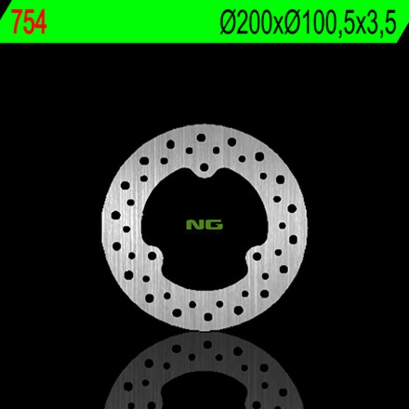 NG BRAKES round fixed brake disc - ref 754