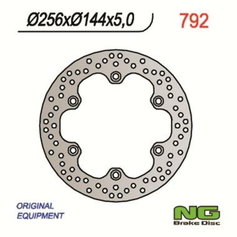NG BRAKES round fixed brake disc - ref 792