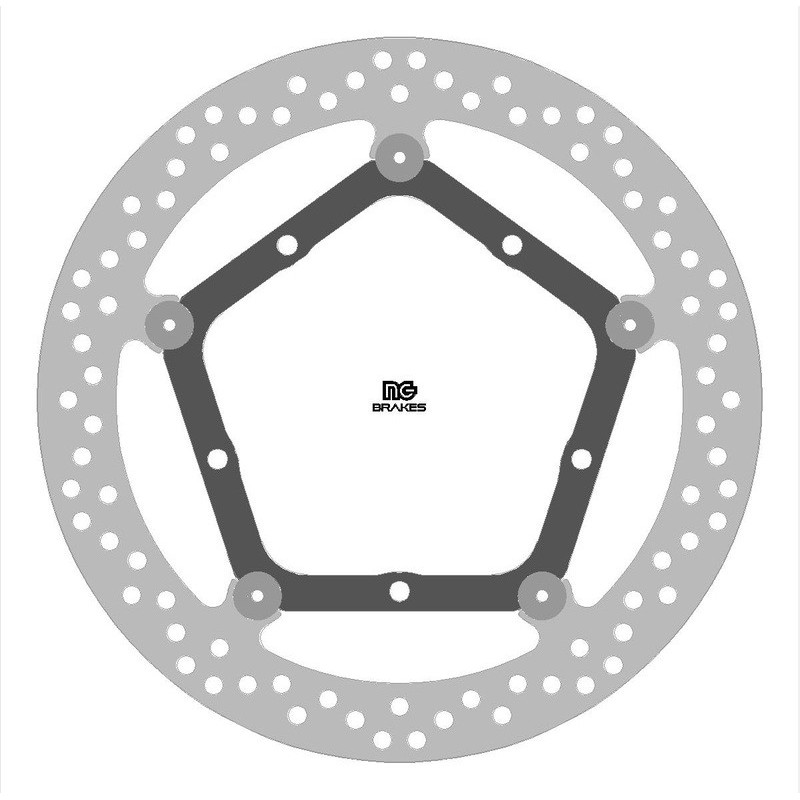 Disque de frein NG BRAKES rond flottant - ref 2194