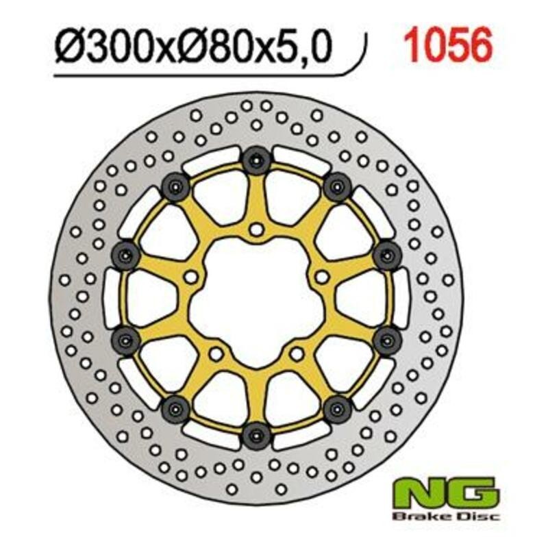 NG BRAKES okrągła pływająca tarcza hamulcowa - ref 1056
