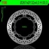 NG BRAKES okrągła pływająca tarcza hamulcowa - ref 1195