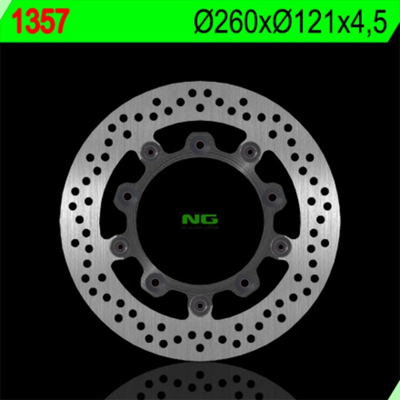 NG BRAKES okrągła pływająca tarcza hamulcowa - ref 1357