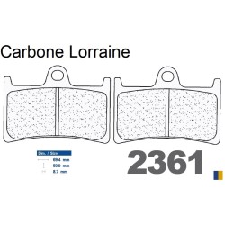 Carbone Lorraine racing bromsbelägg fram - 2361 C60