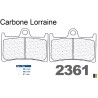 Plaquettes Carbone Lorraine racing de frein avant type 2361 C60