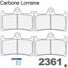 Carbone Lorraine racing remblokken vooraan voor Yamaha YZF-R7 1999-2002
